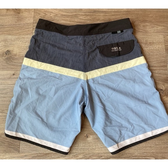 Vissla Boardshorts Mens Size 31 Bathing Suit Swim‎ Surf Blue - Picture 3 of 7